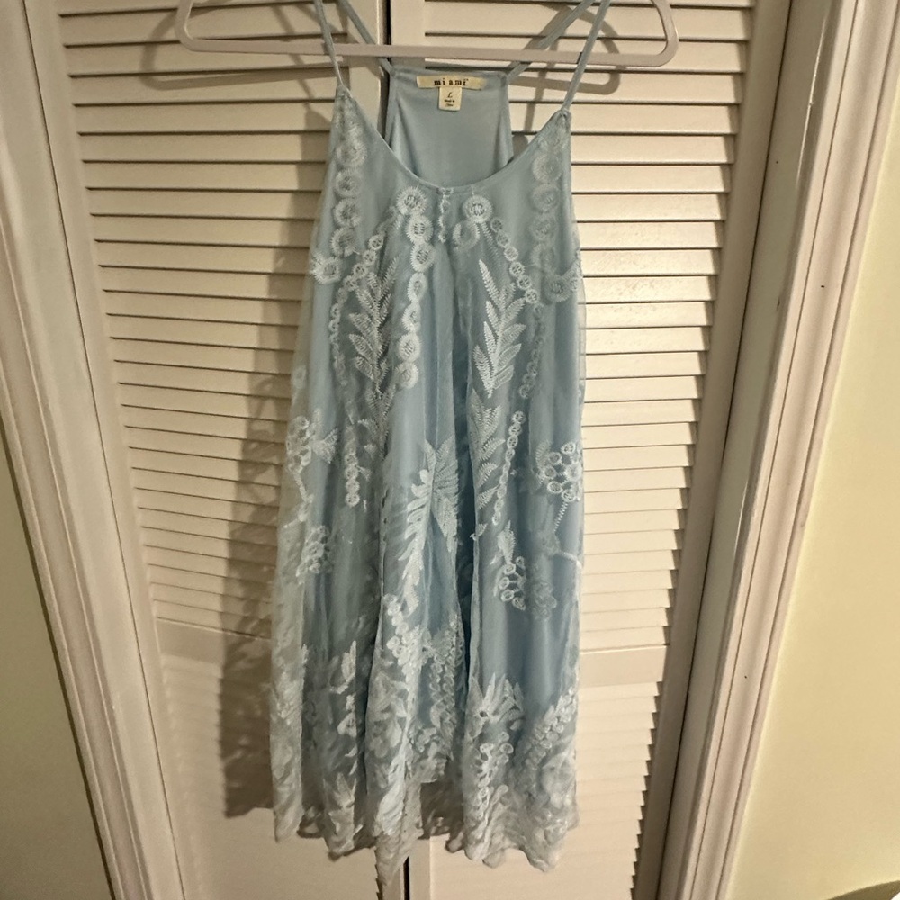 Miami Light Blue Lace Dress size L
